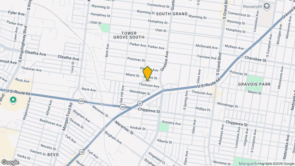 3949 Tholozan Ave Mapa y Detalles de la Ubicación