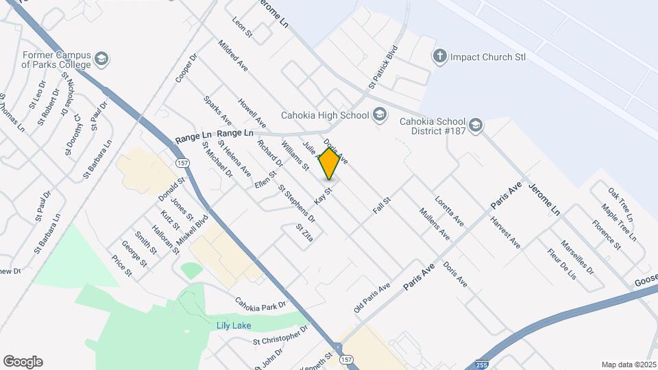 1227 Williams St Map and Location Details