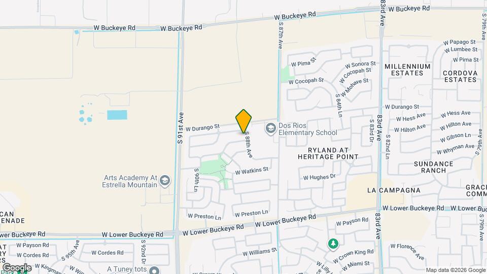 8810 W Hilton Ave Map and Location Details