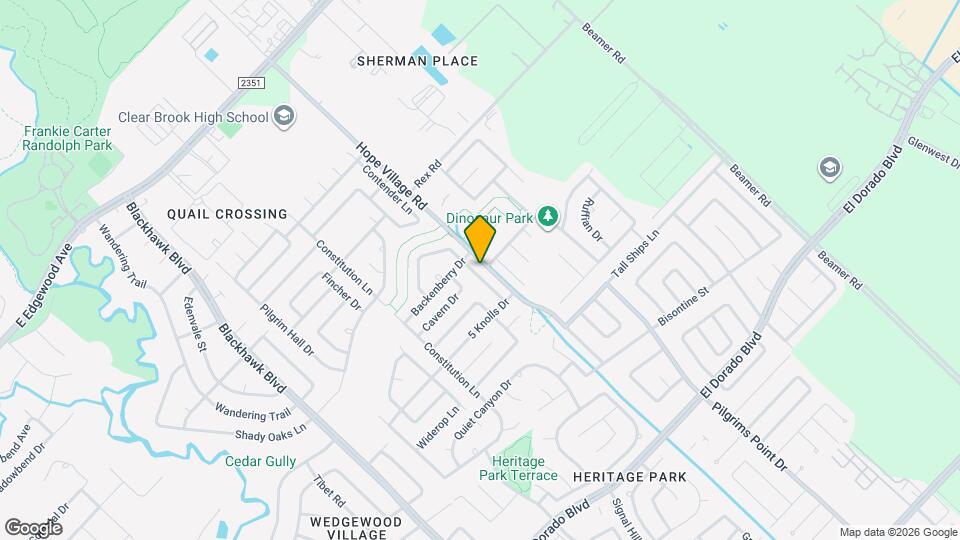 16015 Surrey Woods Dr Map and Location Details