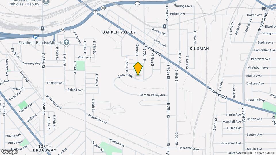 7305 Carson Ave Map and Location Details