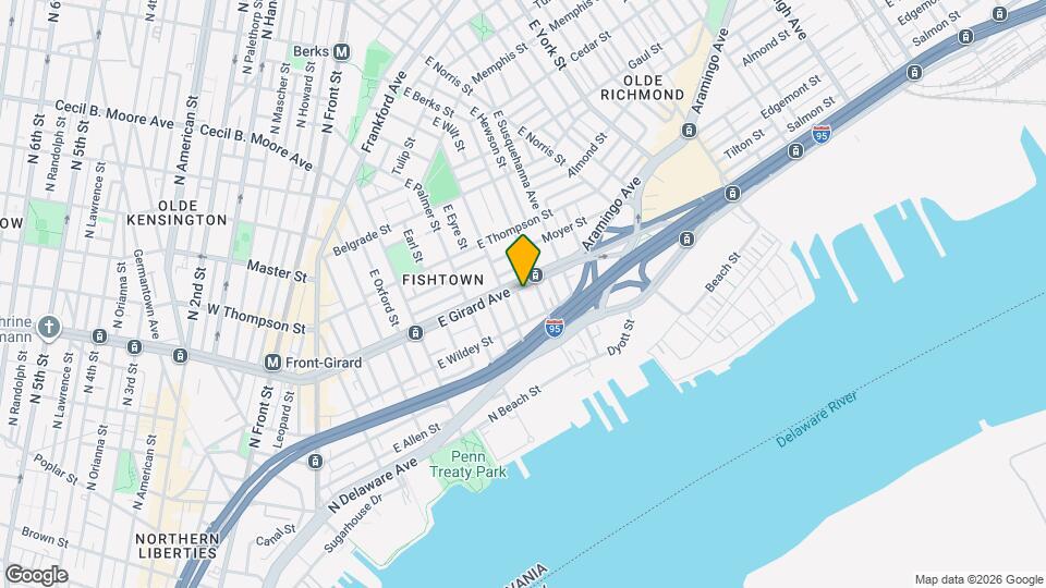 618 E Girard Ave Mapa y Detalles de la Ubicación