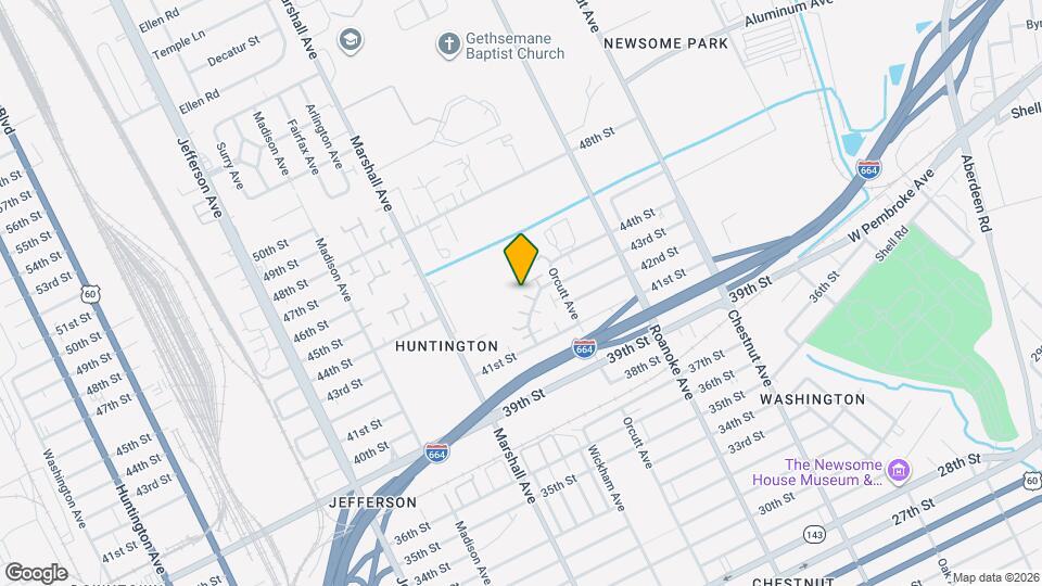 4255 Newsome Dr Map and Location Details