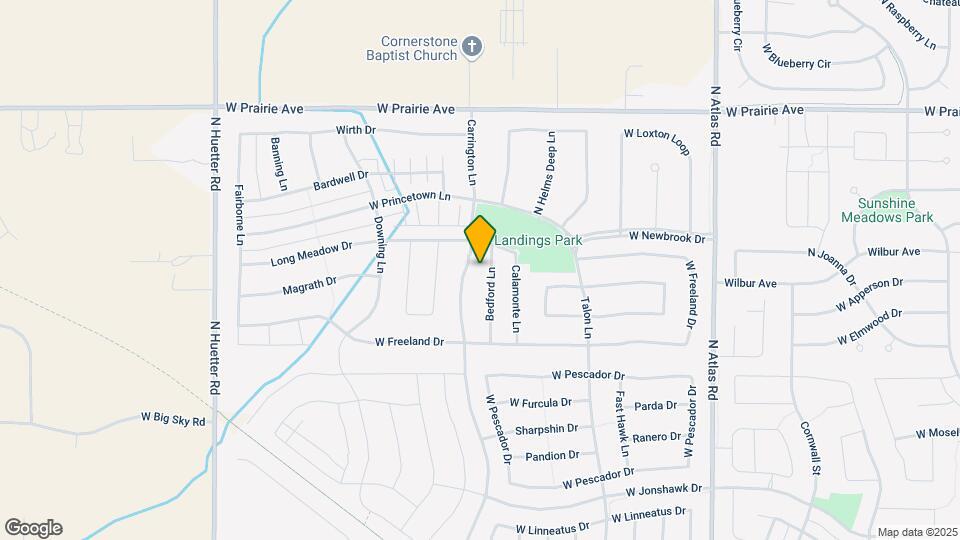7495 N Bedford Ln Map and Location Details
