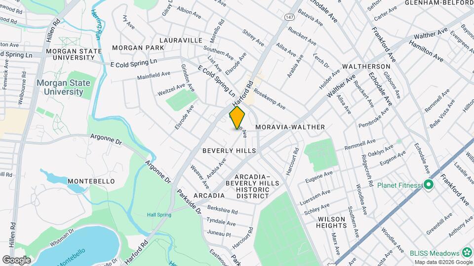 4514 Arabia Ave Map and Location Details