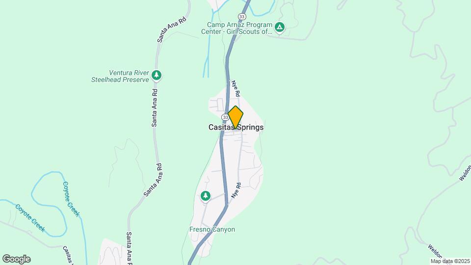 Casitas Springs Mobile Home Park Map and Location Details