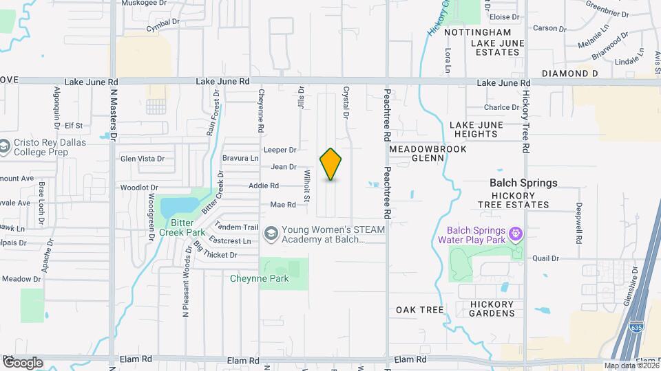 2828 Cottonwood Ln, Unit 2828 Map and Location Details