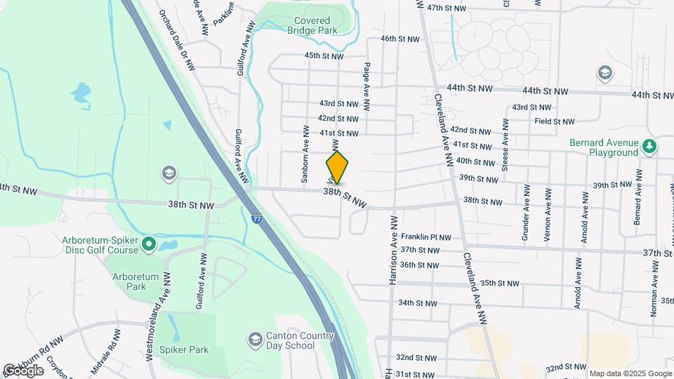 2343 38th St NW Map and Location Details