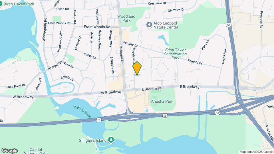 6320 Roselawn Ave Mapa y Detalles de la Ubicación