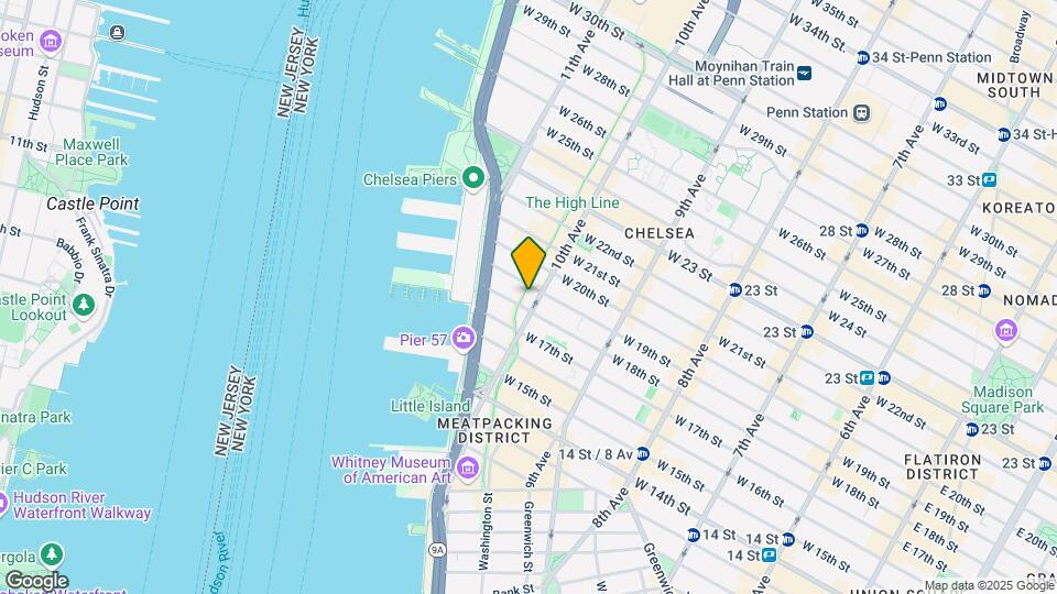 501 W 18th St Mapa y Detalles de la Ubicación