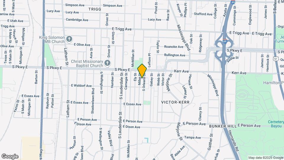 1498 Miller St Map and Location Details