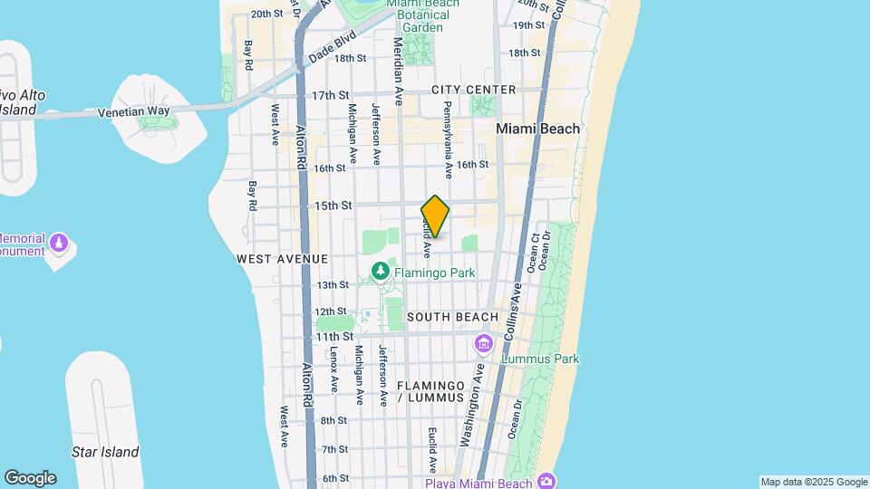 1409 Euclid Ave Mapa y Detalles de la Ubicación