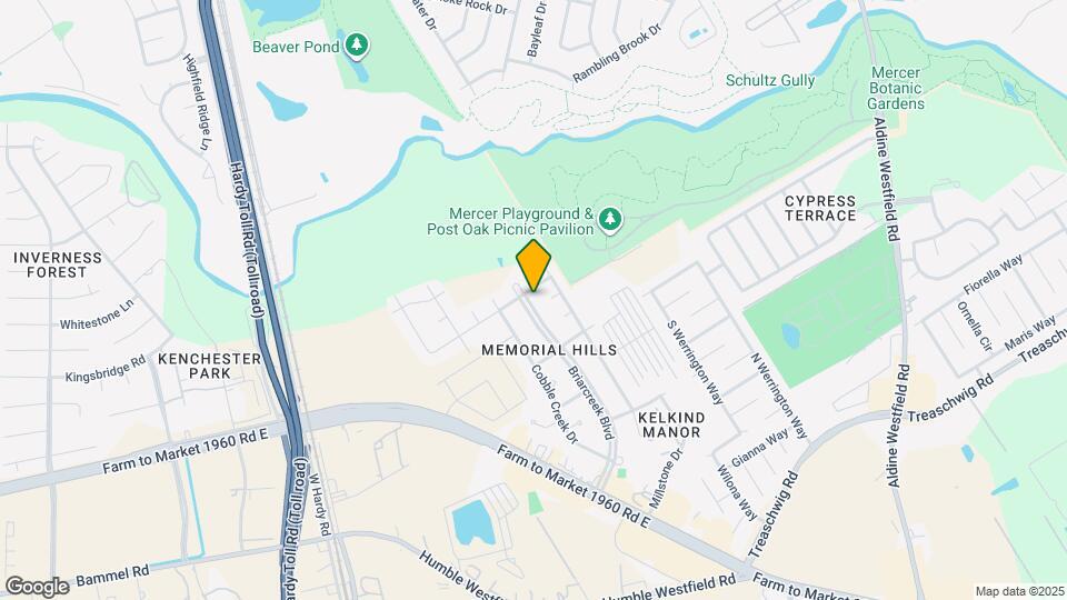 1807 Briarcreek Blvd Mapa y Detalles de la Ubicación