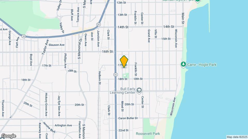 1711 Mead St Map and Location Details