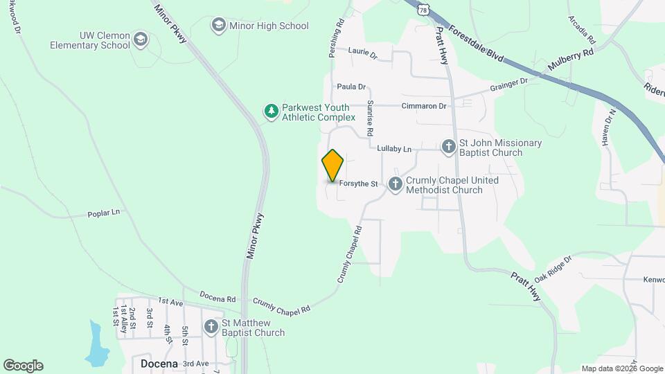 425 Forsythe St Map and Location Details