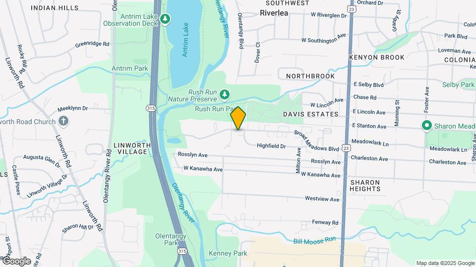 337 Highfield Dr Map and Location Details