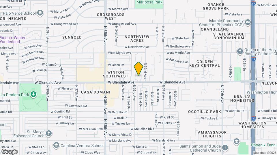 3218 W Glendale Ave Map and Location Details