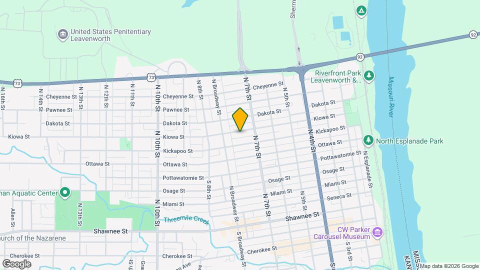 725 Kiowa St Map and Location Details