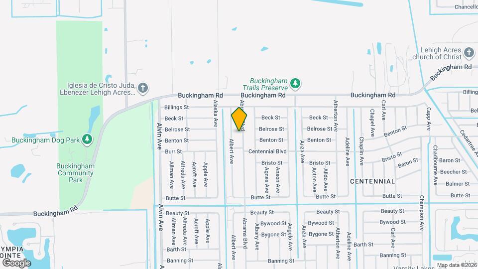 1115 Abrams Blvd Map and Location Details