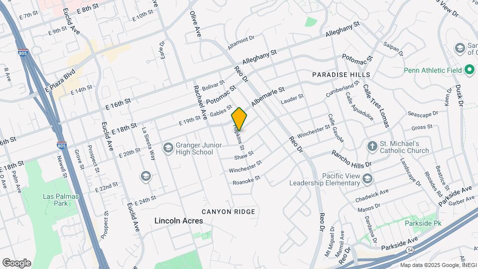 2361 Hopkins St Map and Location Details