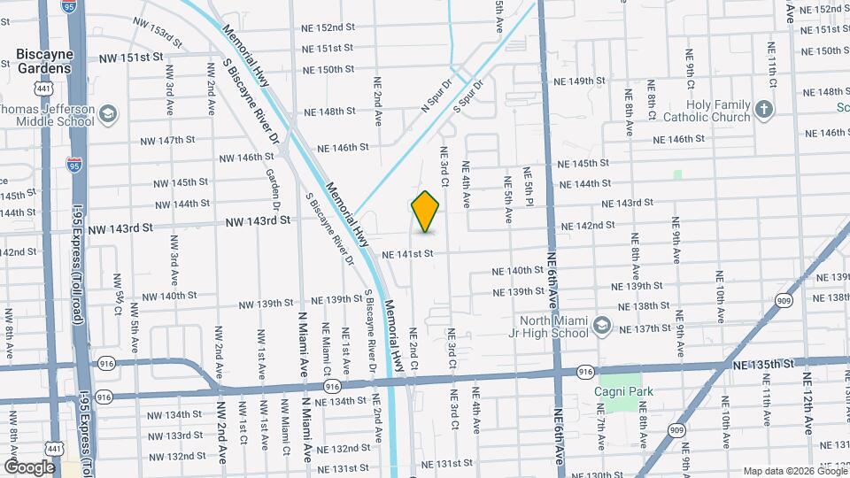 314 NE 142nd St Map and Location Details