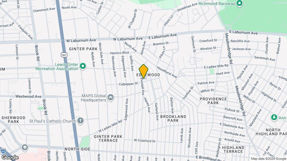 3501 Fendall Ave Map and Location Details