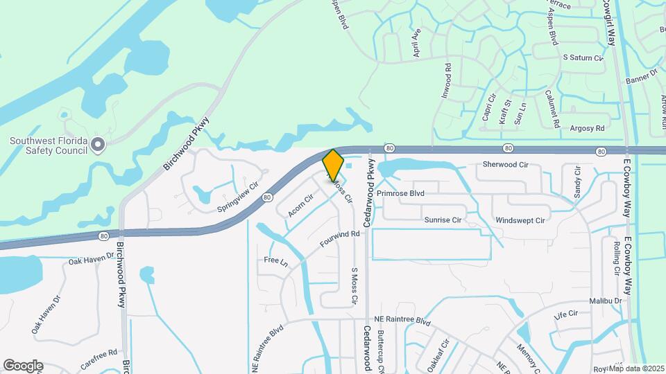 6018 N Moss Cir Map and Location Details