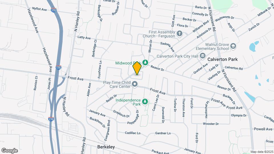 8313 Woodhurst Dr Map and Location Details