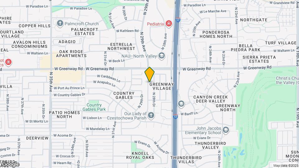 15049 N 29th Ave Map and Location Details