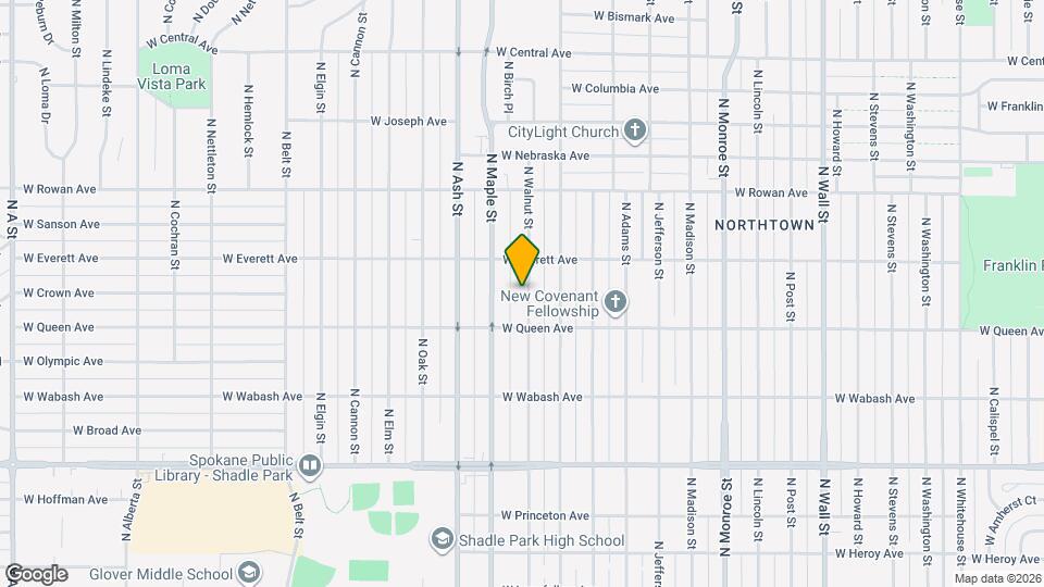 5127 N Walnut St Map and Location Details