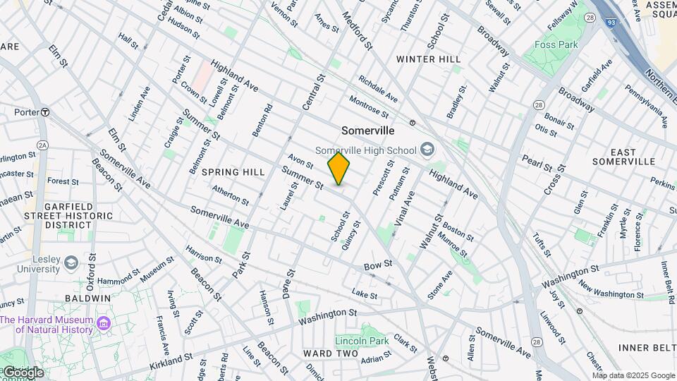 91 Summer St, Unit 4 Map and Location Details