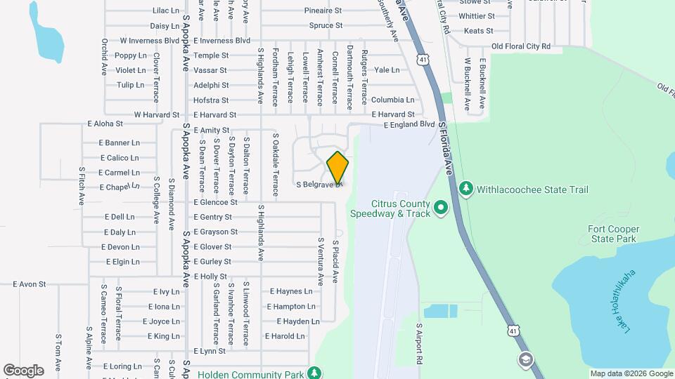 3521 S Belgrave Dr Map and Location Details