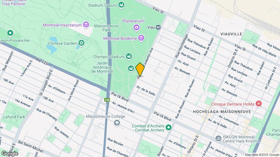 4304 Pierre-De Coubertin Av Map and Location Details