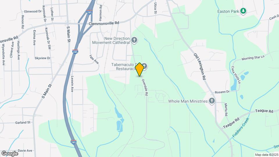 3912 Overdale Rd Map and Location Details