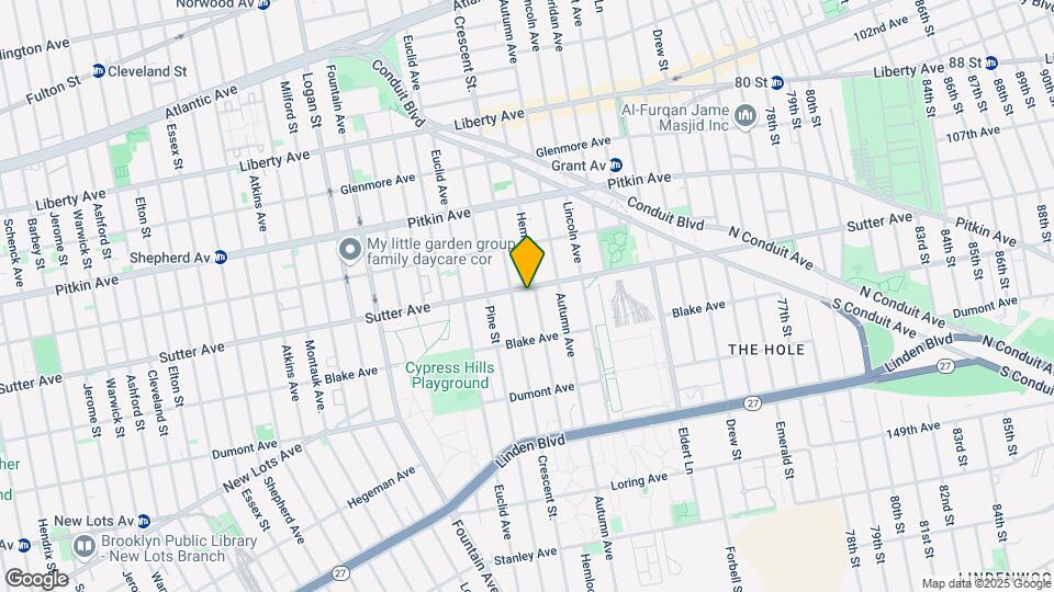 1330 Sutter Ave Map and Location Details