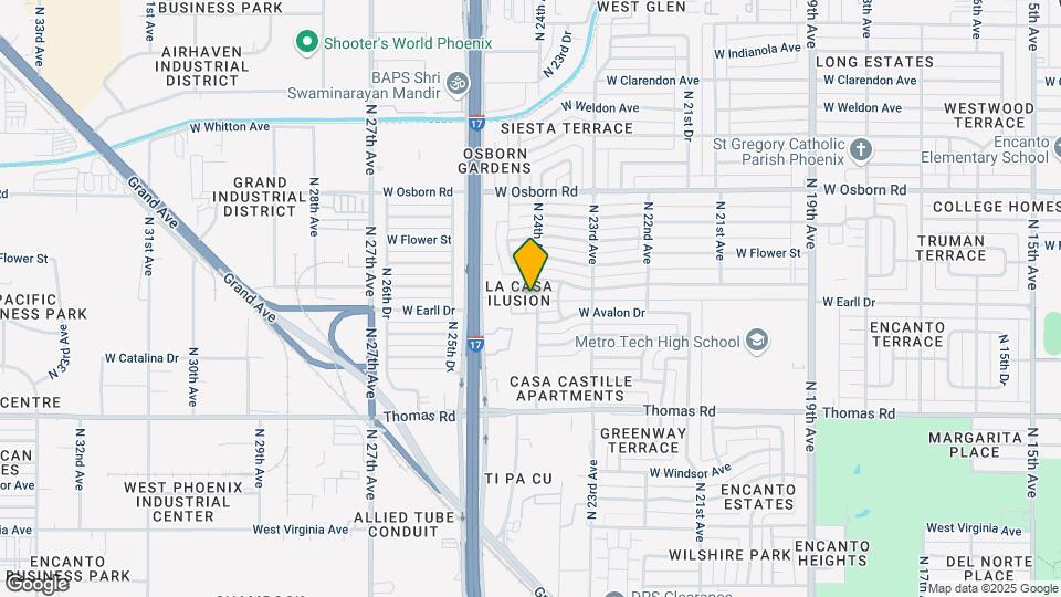 3037 N 24th Dr Map and Location Details