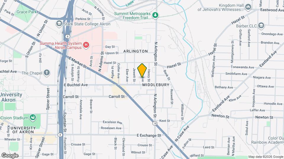 110 Myers Ave Map and Location Details