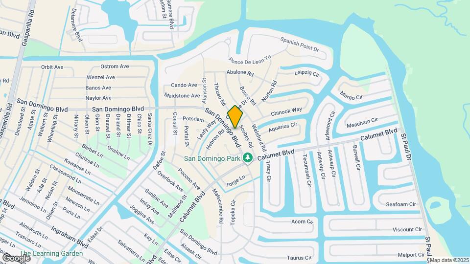 14516 San Domingo Blvd Map and Location Details