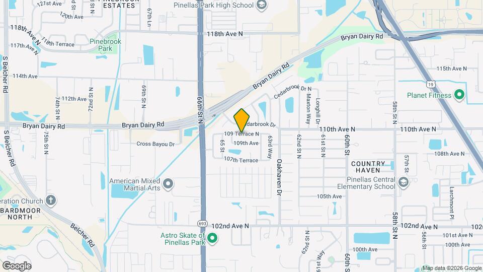 6452 109th Ter N Map and Location Details