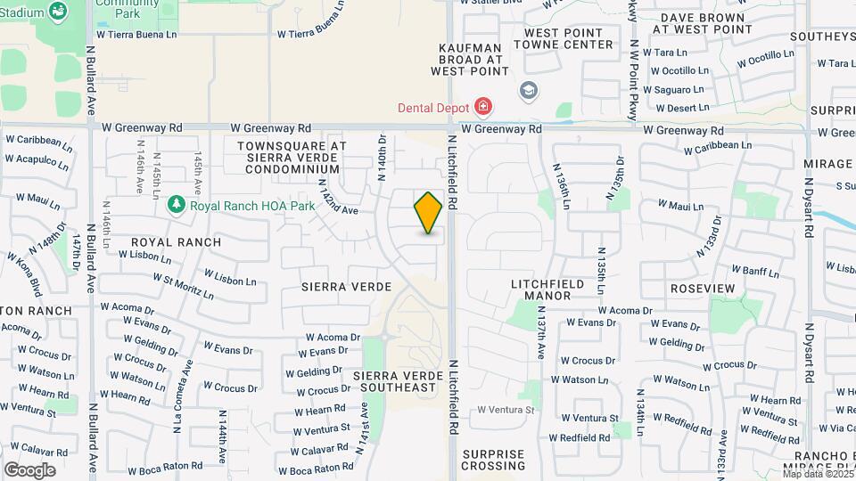 13932 W Mauna Loa Ln Map and Location Details