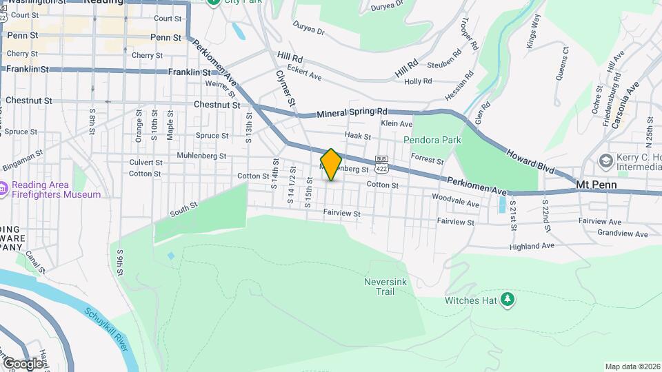 1544 Cotton St Map and Location Details