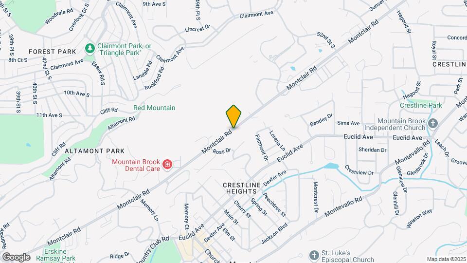 4025 Montclair Rd Map and Location Details