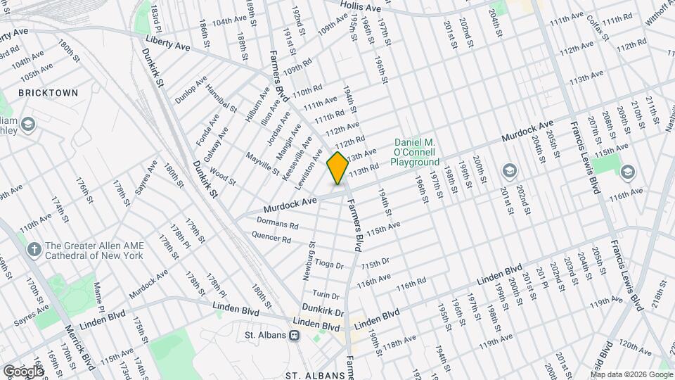 189-26 113th Rd Mapa y Detalles de la Ubicación