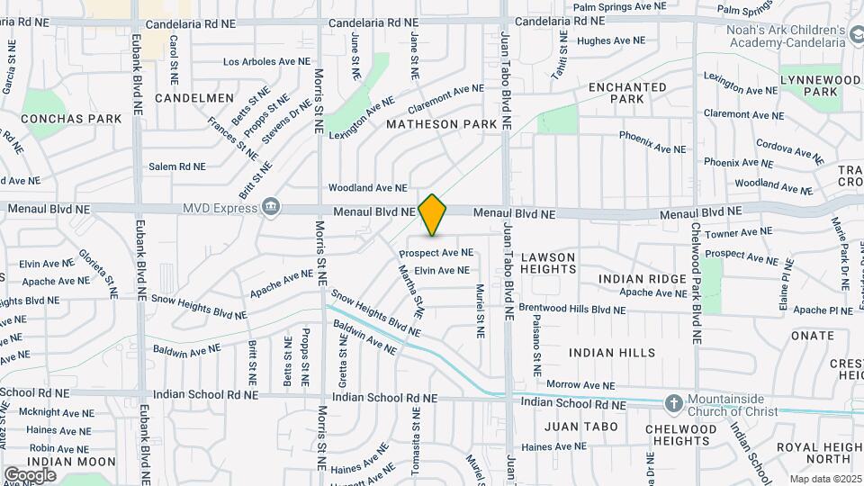 10904 Towner Ave NE Mapa y Detalles de la Ubicación