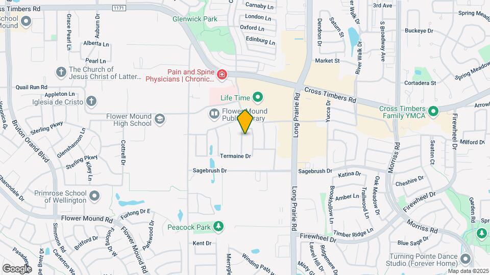 3416 Glenmoor Dr Map and Location Details