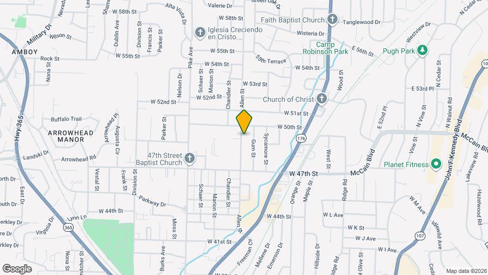 4910 Allen St Map and Location Details