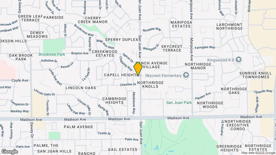 5621 San Juan Ave Map and Location Details