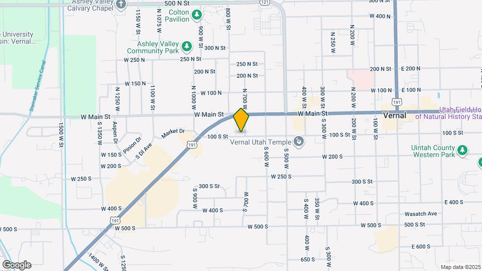 100 S 700 W Map and Location Details