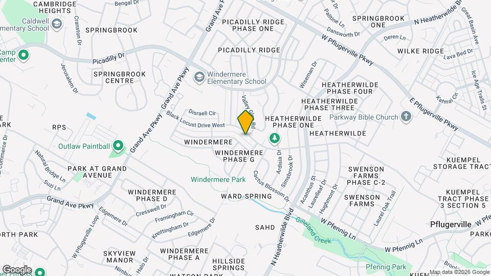 815 Black Locust Drive West Map and Location Details