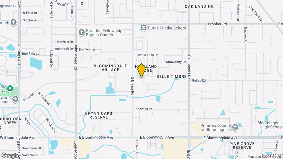 510 Oak Creek Dr Map and Location Details